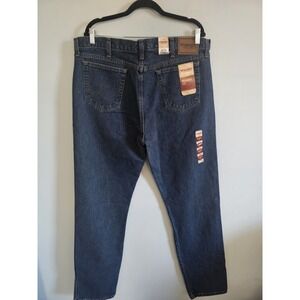 Wrangler Relaxed Fit Big And Tall Medium Wash Jeans 38×38‎
